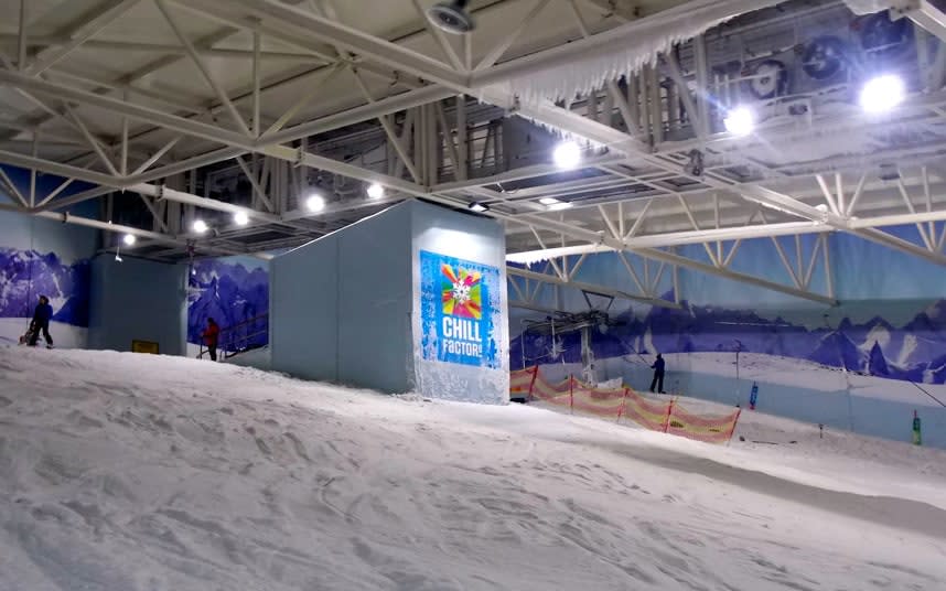 The slope at Chill Factore will remain open during the renovations