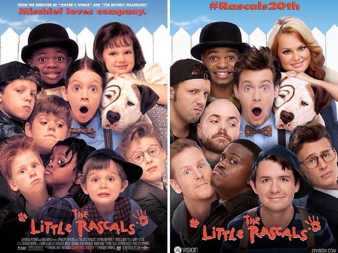 THE CAST OF 
 LITTLE RASCALS