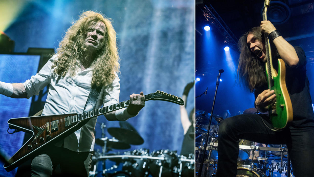  Dave Mustaine and Teemu Mäntysaari 
