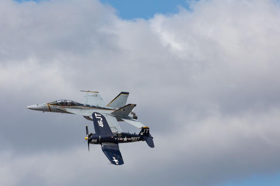 The 2023 Orlando Air Show at Orlando Sanford International Airport.