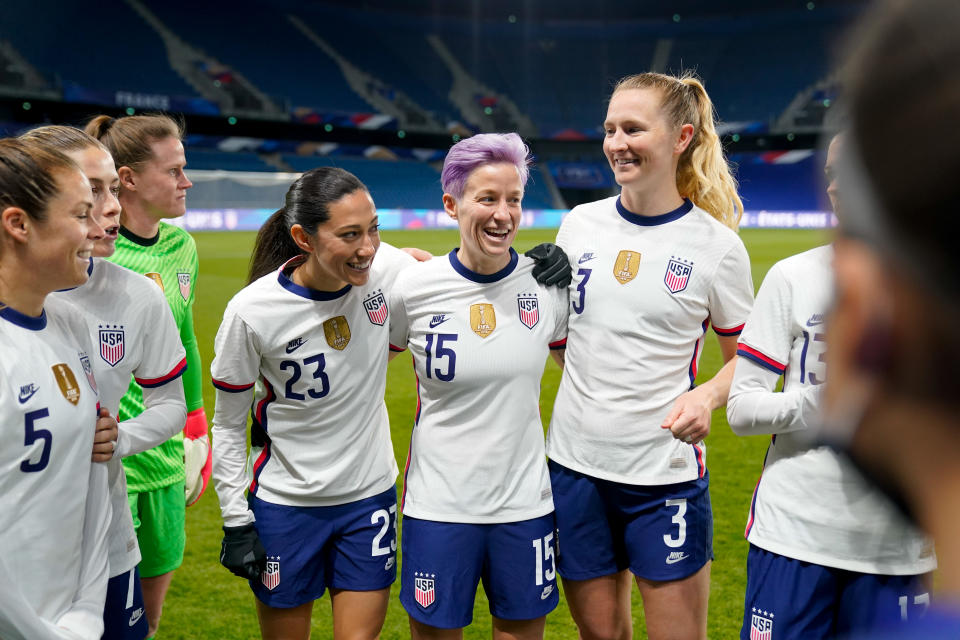 The USWNT will play Sweden in their first Olympics match in July, the same team that eliminated them at the 2016 Olympics. (Photo by Brad Smith/ISI Photos/Getty Images)