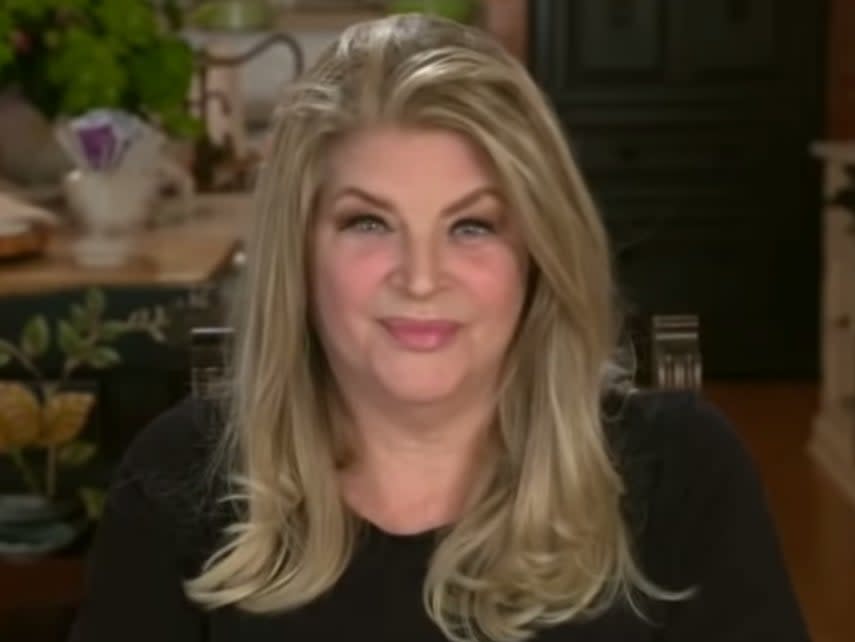 Kirstie Alley speaking during an interview with Sean Hannity on Monday 19 October 2020 ((Fox News))