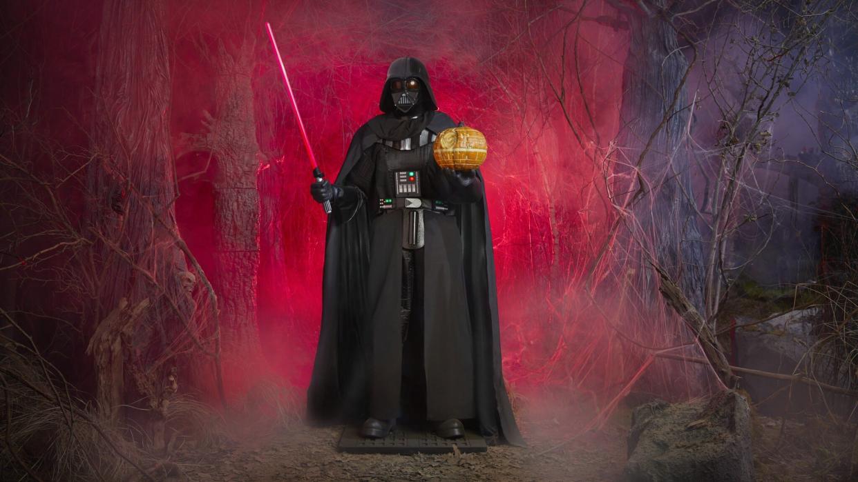 This 7-foot tall animated Darth Vader will be sold at homedepot.com starting Star Wars Day 2024.