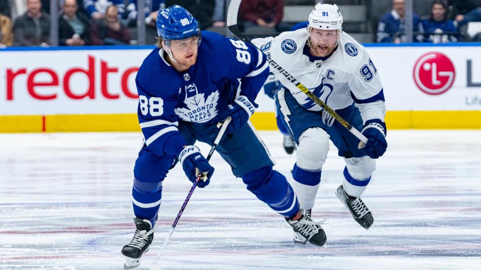 William Nylander and Steven Stamkos are entering the final years of their contracts and are set to be kingmakers during the NHL season. (Photo by Julian Avram/Icon Sportswire via Getty Images)