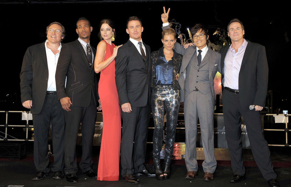 GI Joe Rise of the Cobra Tokyo Premiere 2009 Lorenzo di Bonaventura Marlon Wayans Rachel Nichols Channing Tatum Sienna Miller Lee Byung Hun Stephen Sommers