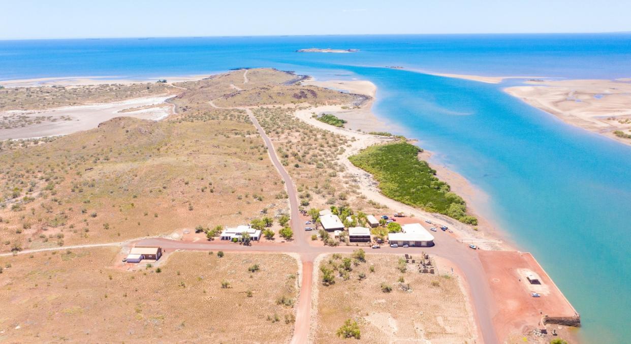 Cossack (pictured) is wedged between Harding River and the Australian coast (LJ Hooker)