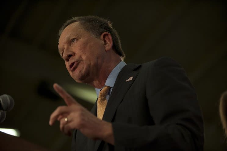 John Kasich just signed an abortion bill in Ohio. (Photo by Jeff Swensen/Getty Images)