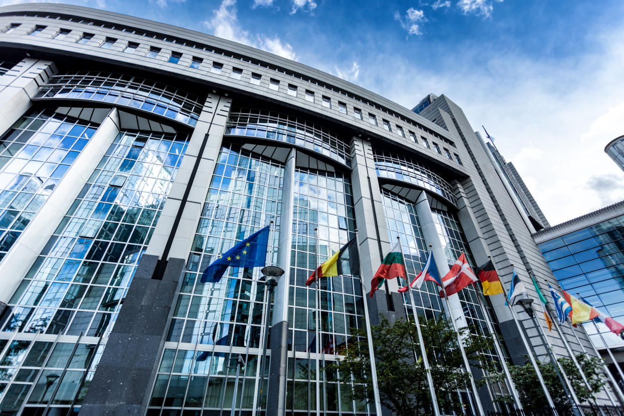 European Parliament in Brussels