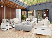 <p>From outdoor furniture made out of recycled milk jugs <a href="https://www.marthastewart.com/1530225/how-to-layer-your-rugs" rel="nofollow noopener" target="_blank" data-ylk="slk:to the rugs;elm:context_link;itc:0;sec:content-canvas" class="link ">to the rugs</a> made from old fishing nets, <a href="https://www.roomandboard.com/" rel="nofollow noopener" target="_blank" data-ylk="slk:Room & Board's;elm:context_link;itc:0;sec:content-canvas" class="link ">Room & Board's</a> furnishings don't let anything go to waste. The company, one of the founding members of the <a href="https://sustainablefurnishings.org/" rel="nofollow noopener" target="_blank" data-ylk="slk:Sustainable Furnishings Council;elm:context_link;itc:0;sec:content-canvas" class="link ">Sustainable Furnishings Council</a>, is constantly working with its manufacturing partners to find innovative ways to reduce waste. So far, more than 90 percent of their products are made in the United States, and they source their wood from carefully managed forests.</p>