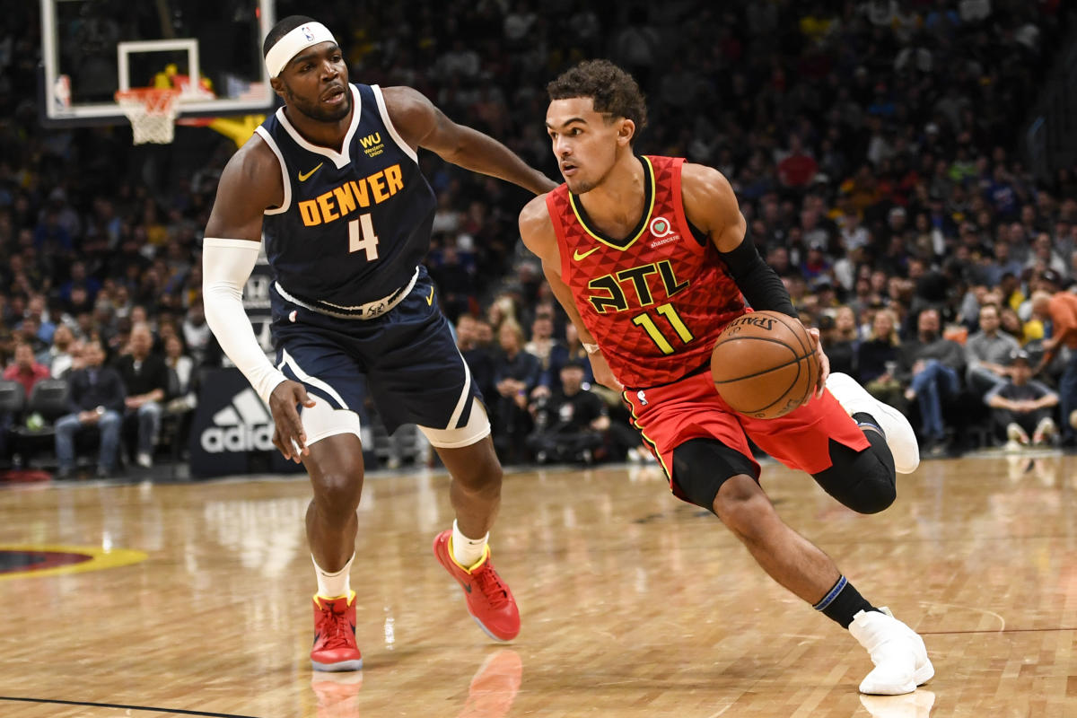 VIDEO: Trae Young Nutmegs Will Barton, Stares Down, Dominates Nuggets