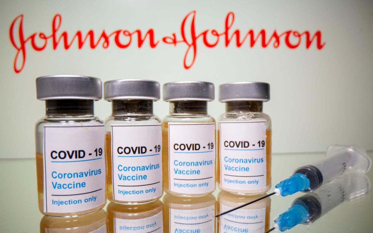 The promise of 30 million one-jab Johnson & Johnson doses suffered a setback after it was suspended in the US - REUTERS