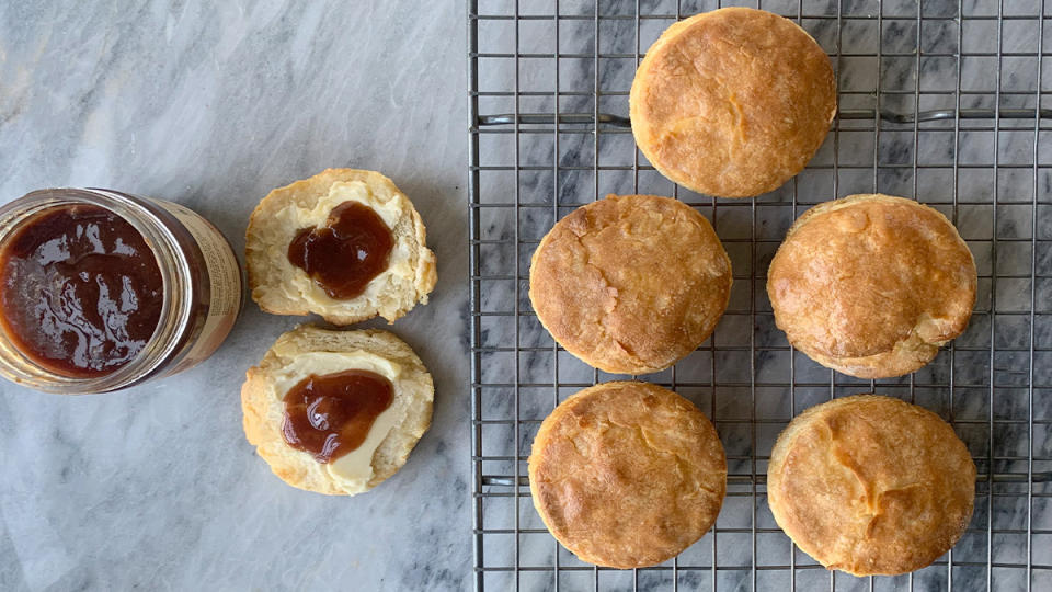 My test of biscuits with butter and berry butter_2