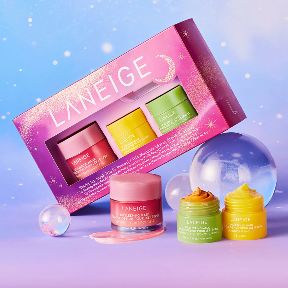 lip masks in three flavors