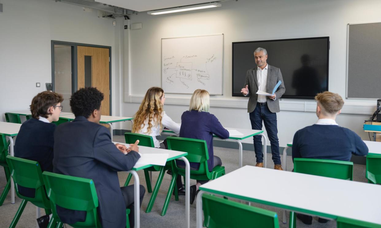 <span>‘Deliberative discussions allow participants to listen and respond each other’s views.’</span><span>Photograph: JohnnyGreig/Getty Images</span>