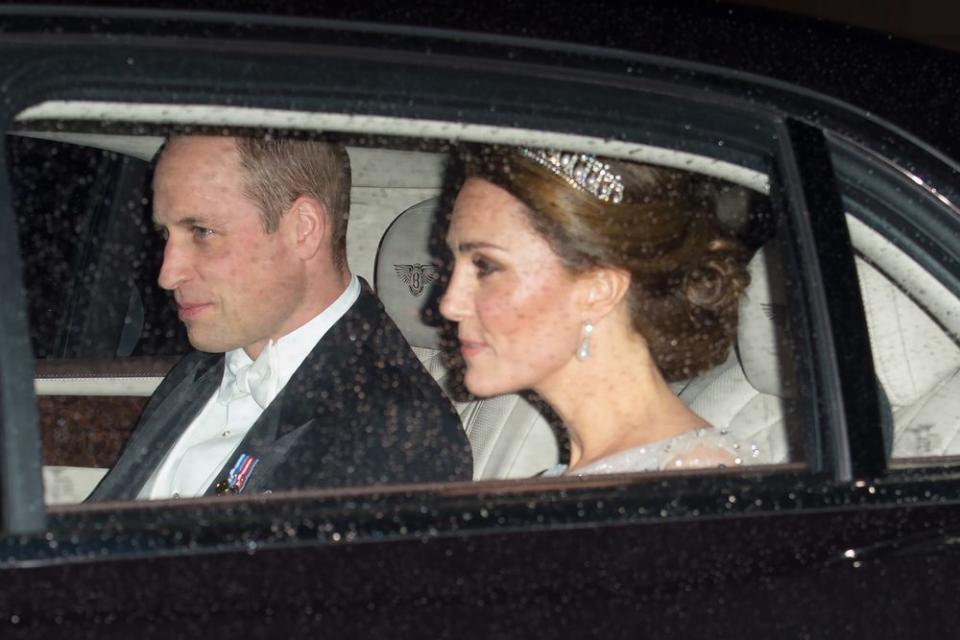 Kate Middleton Wears Tiara Palace Party