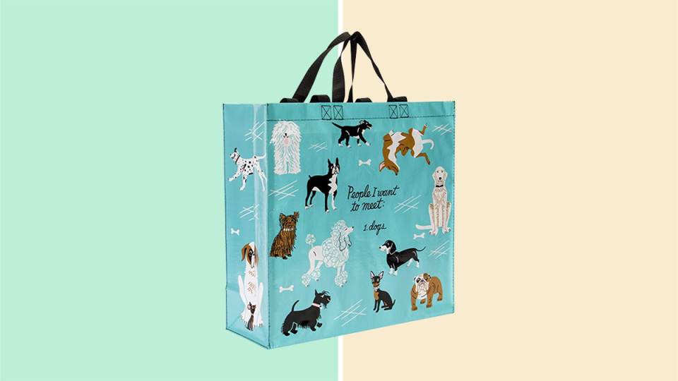 Shop this humorous bag for the grinch who prefers dogs over people