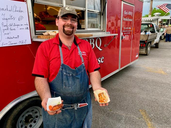 Abe Everett is the founder and owner of Abe's BBQ Smokehouse food truck in Columbia.