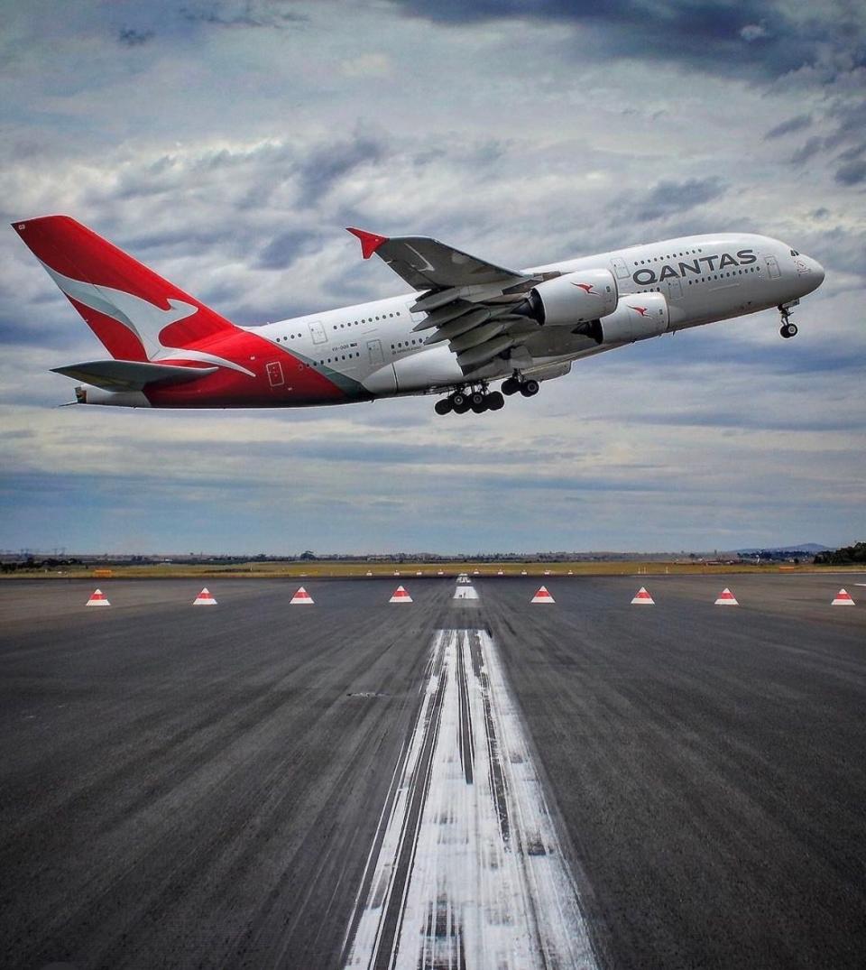 澳洲航空是大洋洲及南半球規模最大的航空公司。（翻攝自Qantas Instagram）