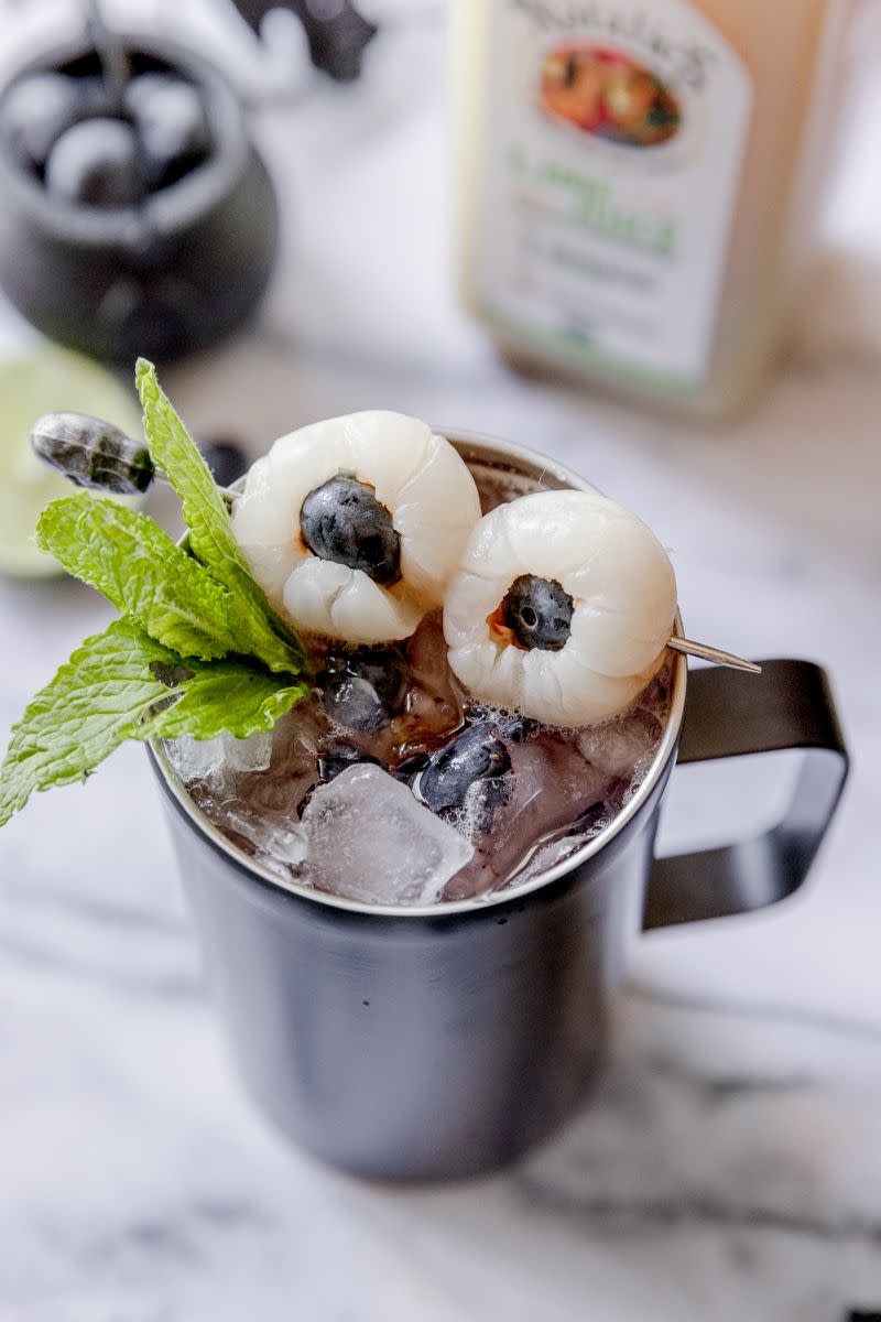 blueberry lychee moscow mule
