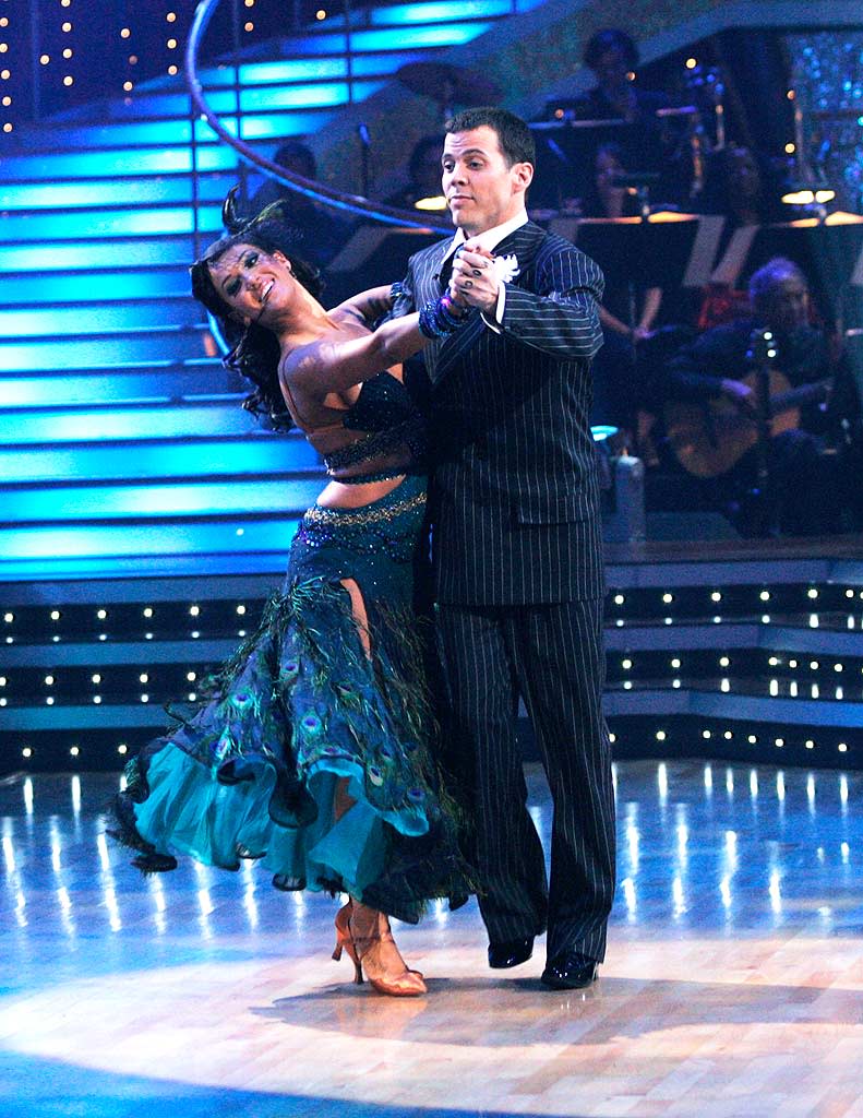 <a href="/baselineperson/4144267">Steve-O</a> and Lacey Schwimmer perform the Waltz to "Vito's Waltz" by 101 Strings Orchestra on "Dancing with the Stars."