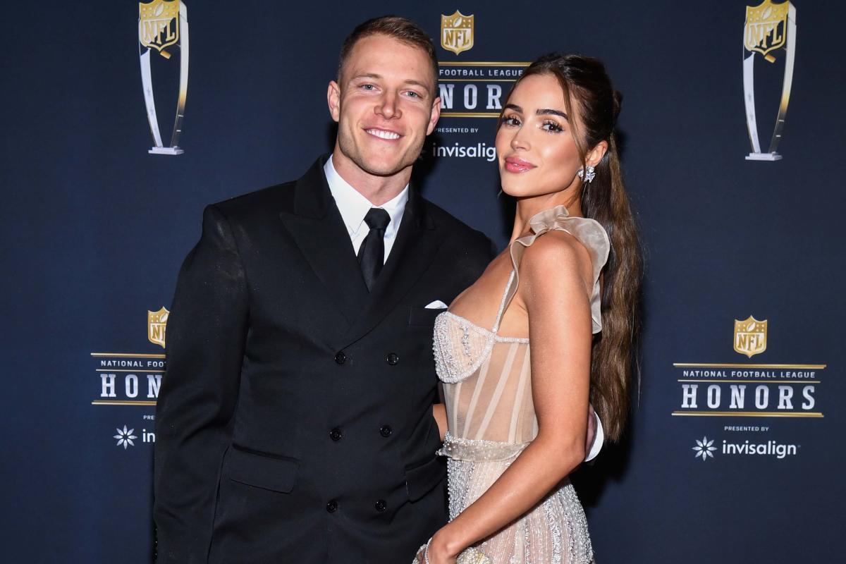 Christian McCaffrey honors girlfriend Olivia Culpo after 49ers win