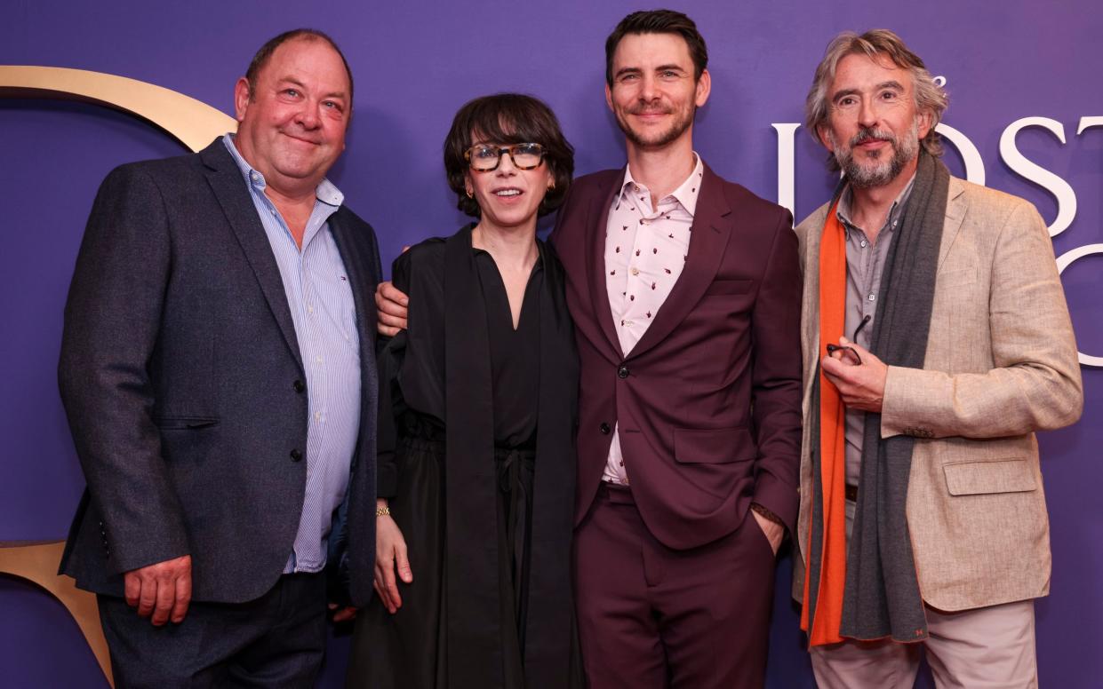 The cast of The Lost King including Steve Coogan who plays Richard Taylor, an academic from the University of Leicester - Invision