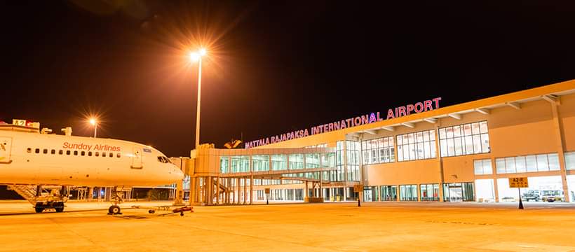 「拉賈帕克薩國際機場」（Mattala Rajapaksa International Airport）號稱為最空曠的國際機場。   圖: 翻攝自Mattala Rajapaksa International Airport 臉書