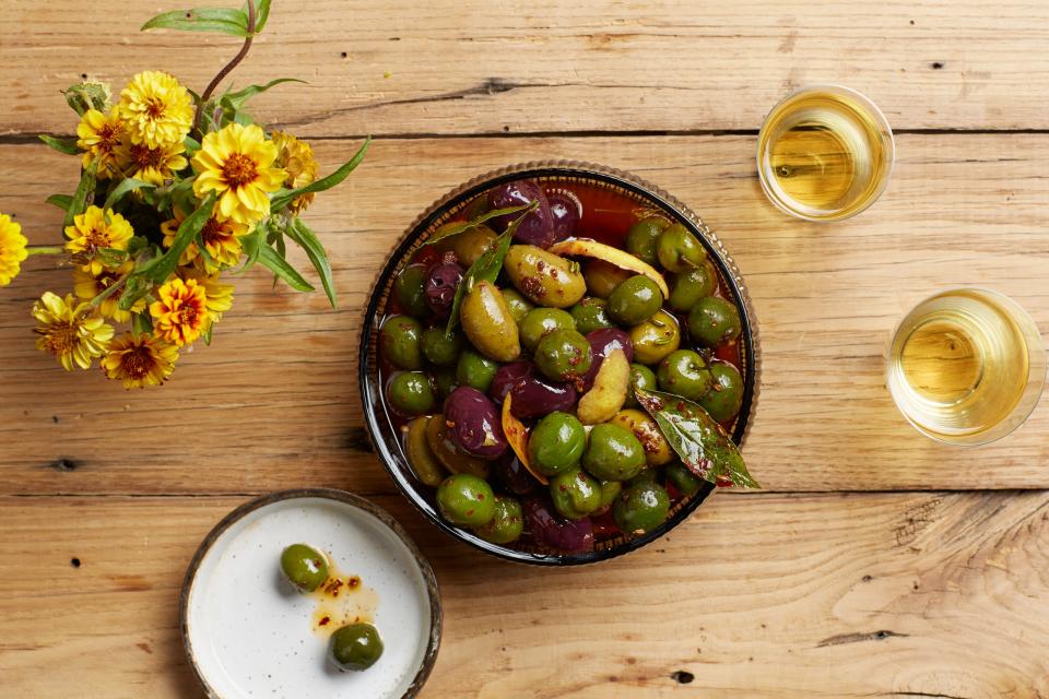 Warmed Spiced Olives