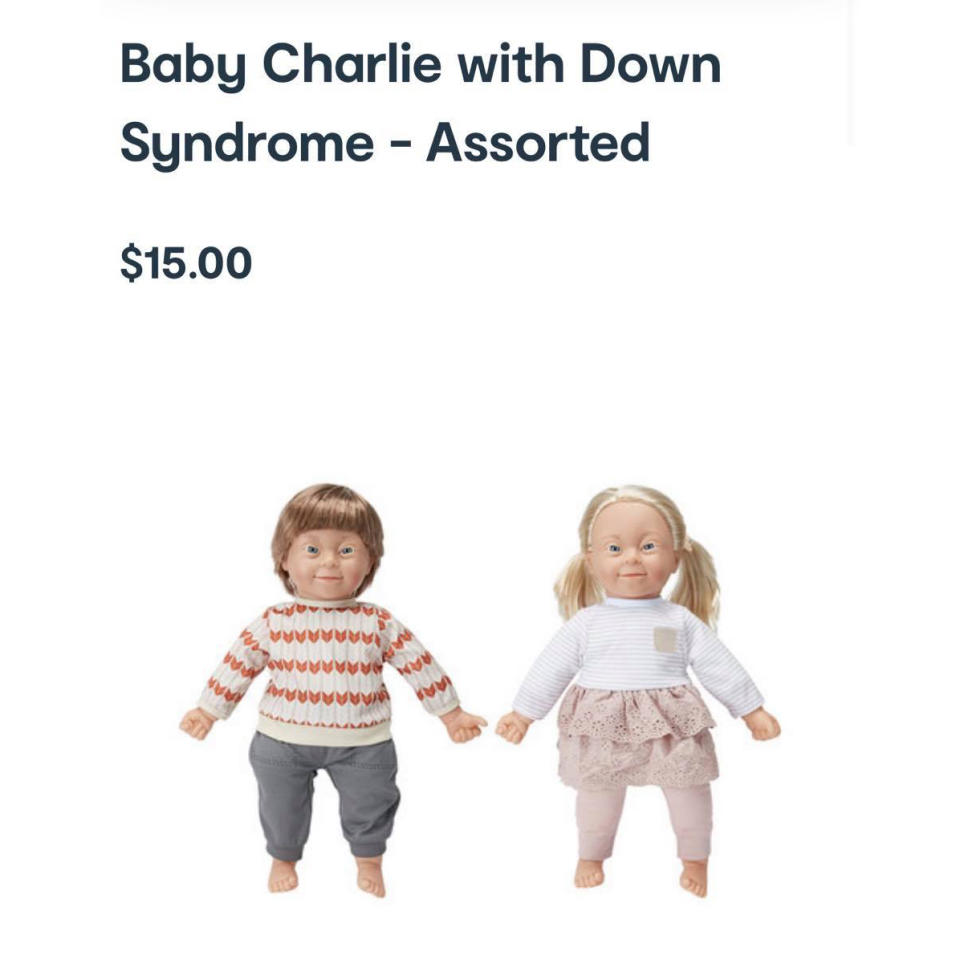 Kmart dolls with Down Syndrome