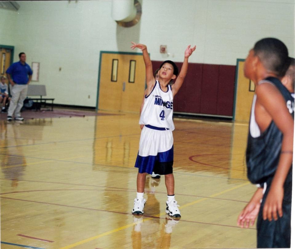 <div class="inline-image__caption"><p>A young Jeremy Lin</p></div> <div class="inline-image__credit">HBO</div>