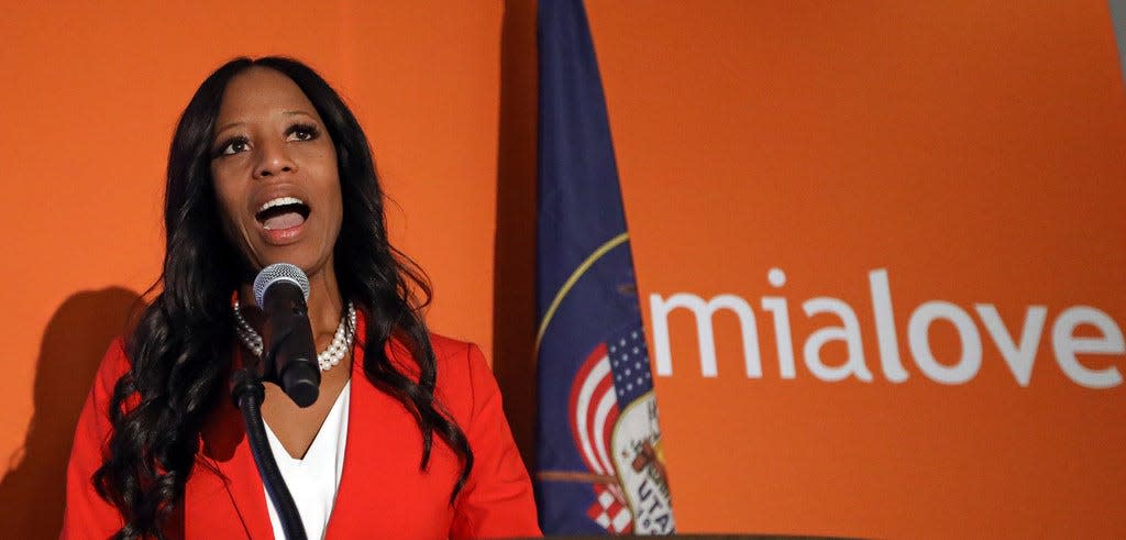Former Rep. Mia Love, a Republican from Utah, said it’s important to have women representation that mirrors society. ‘‘Why shouldn't we have women representing America?’’ she said.