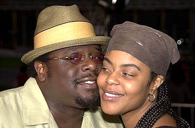 Cedric The Entertainer and wife Lorna at the premiere of Screen Gems' Two Can Play That Game