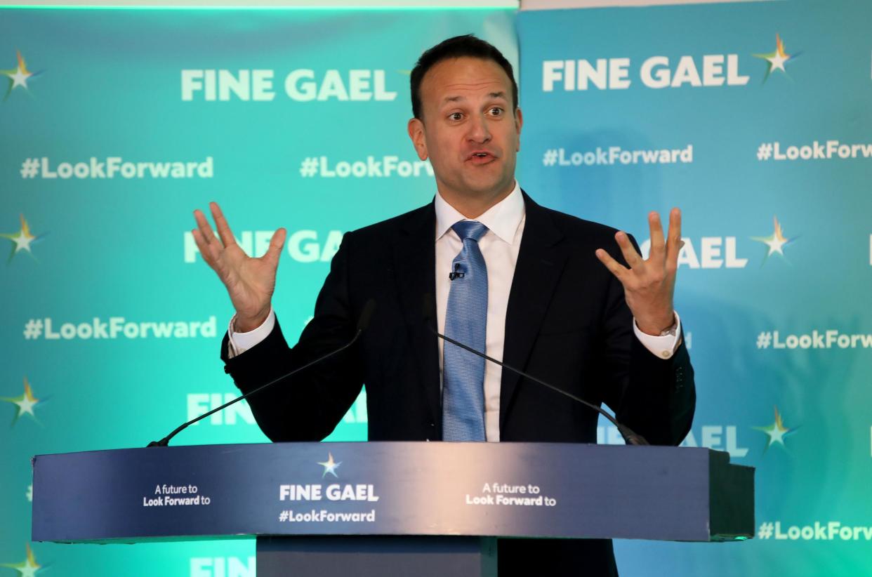 Ireland's Prime Minister Leo Varadkar looks set to lose ground in the election: AFP via Getty Images