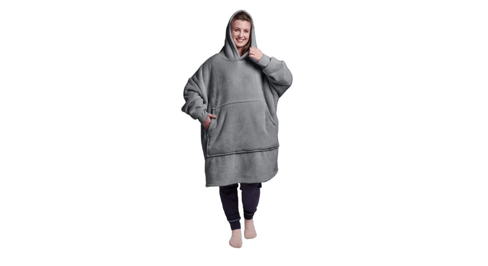 One happy shopper wrote in their review of this cosy blanket hoodie: 
