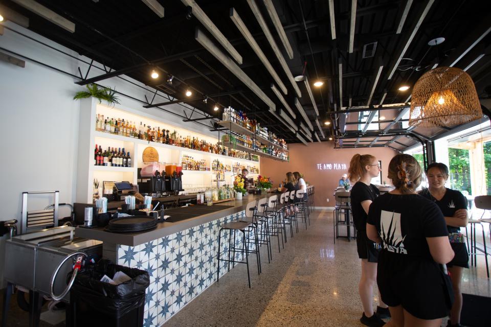 The interior of Playa Tacos and Tequila on Tuesday, June 21, during the restaurant's grand opening.