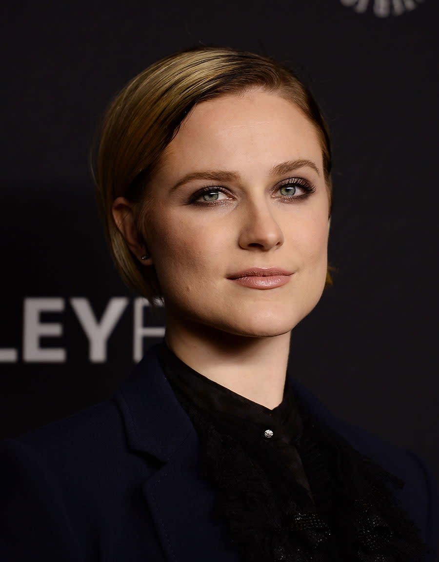 <p>Actress Evan Rachel Wood went from long to short hair and doesn’t show any signs of going back. (Photo: WireImage) </p>