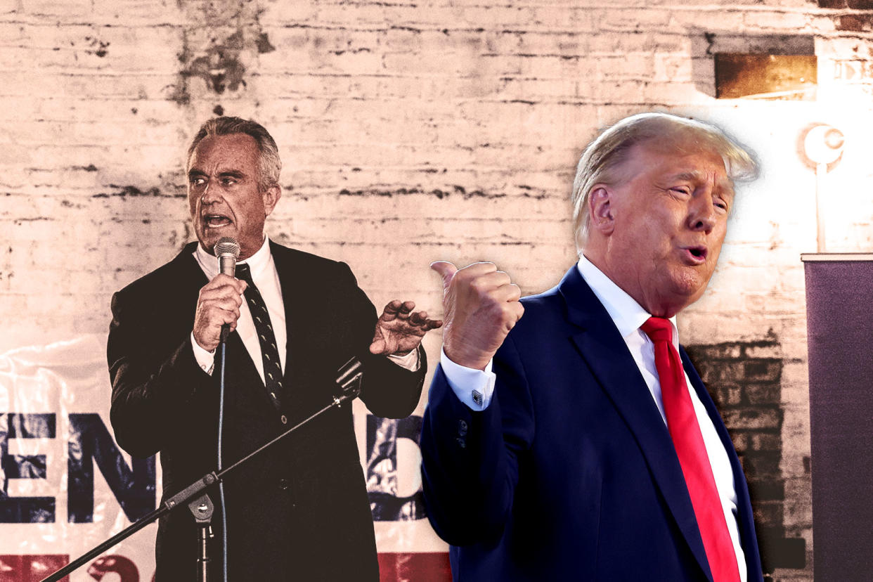 RFK Jr.; Donald Trump Photo illustration by Salon/Getty Images