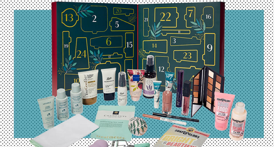 Snap up this beauty advent calendar while it's on sale. (Boots/ Yahoo Life)