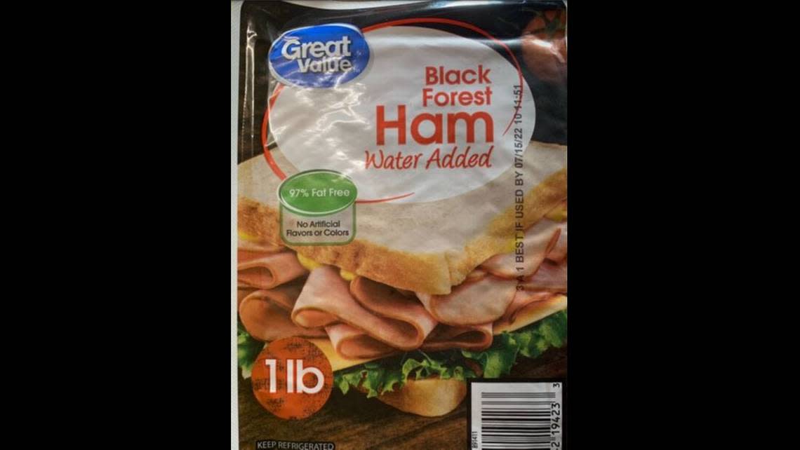 There’s a problem with this ham made by Plumrose for Walmart.