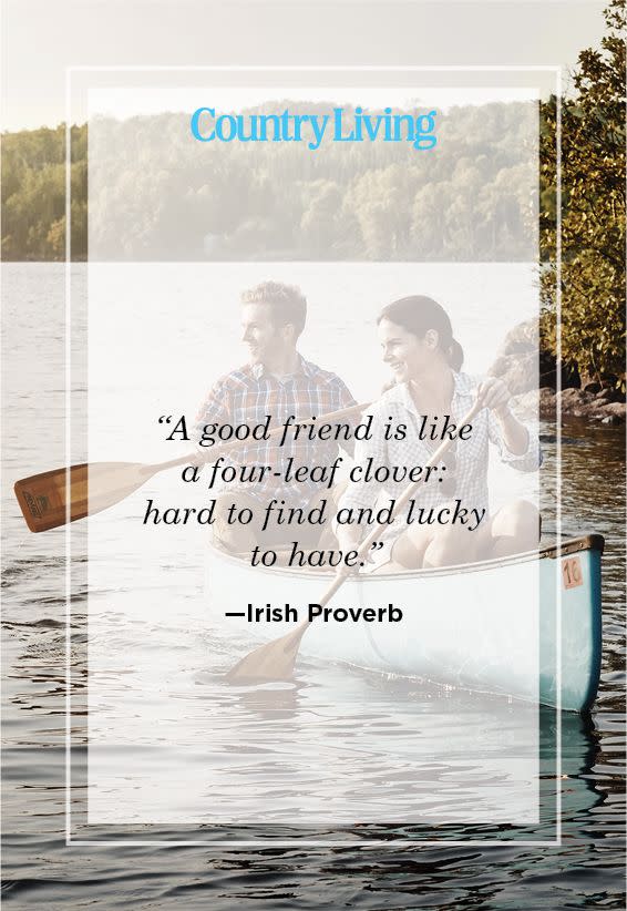 quote about good friends from an irish proverb