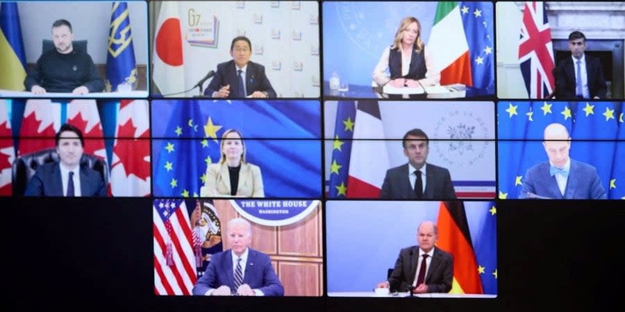 Zelenskyy took part in the video conference of the G7 leaders