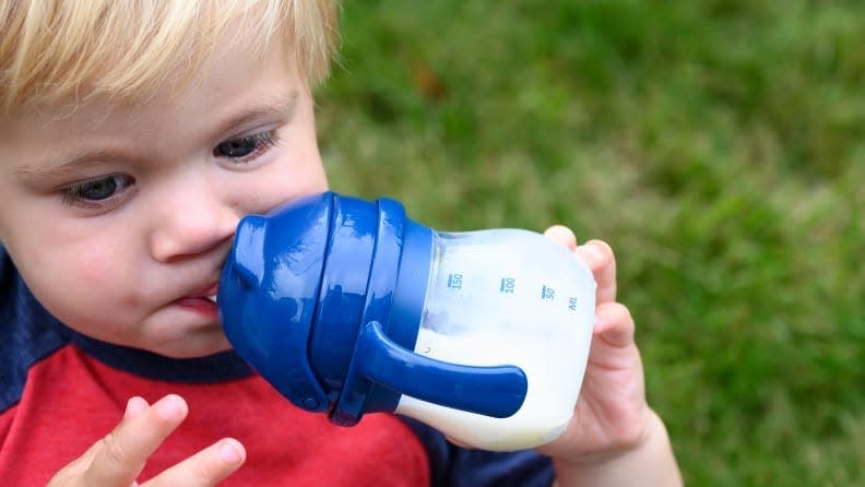 Parents love this sippy cup.