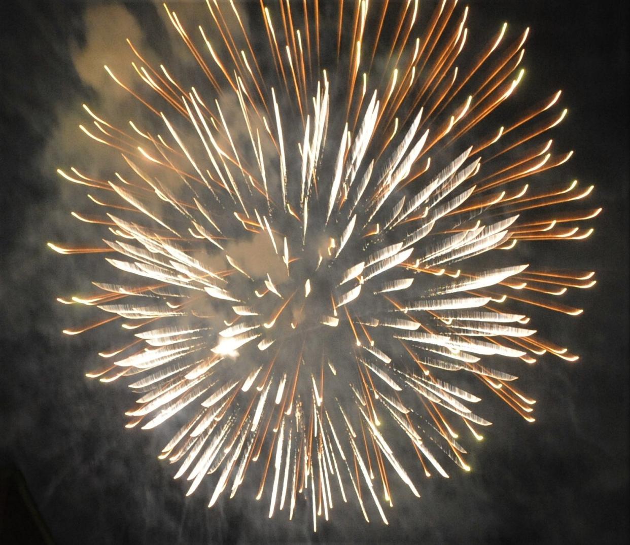 The firework show on Sunday capped Stars and Stripes on the River