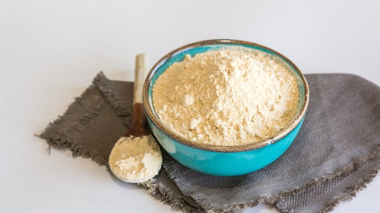 Bowl of vital wheat gluten