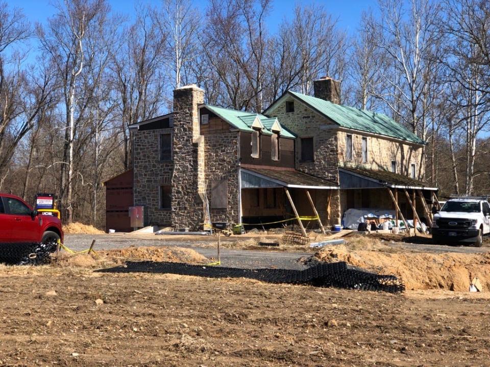 Construction continues on the African American Museum of Bucks County