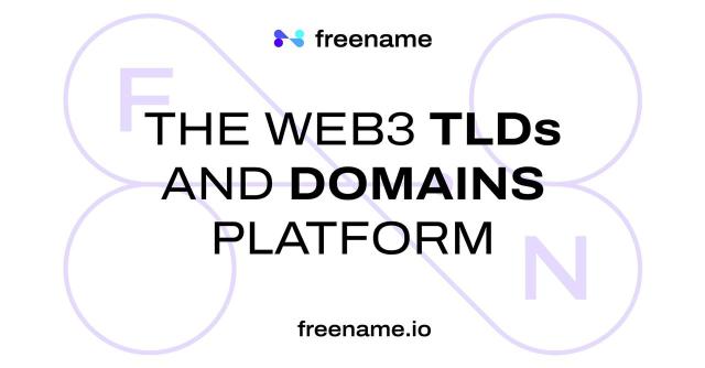 Freename Launches Web3 Tlds And Domains Platform Register Your Own