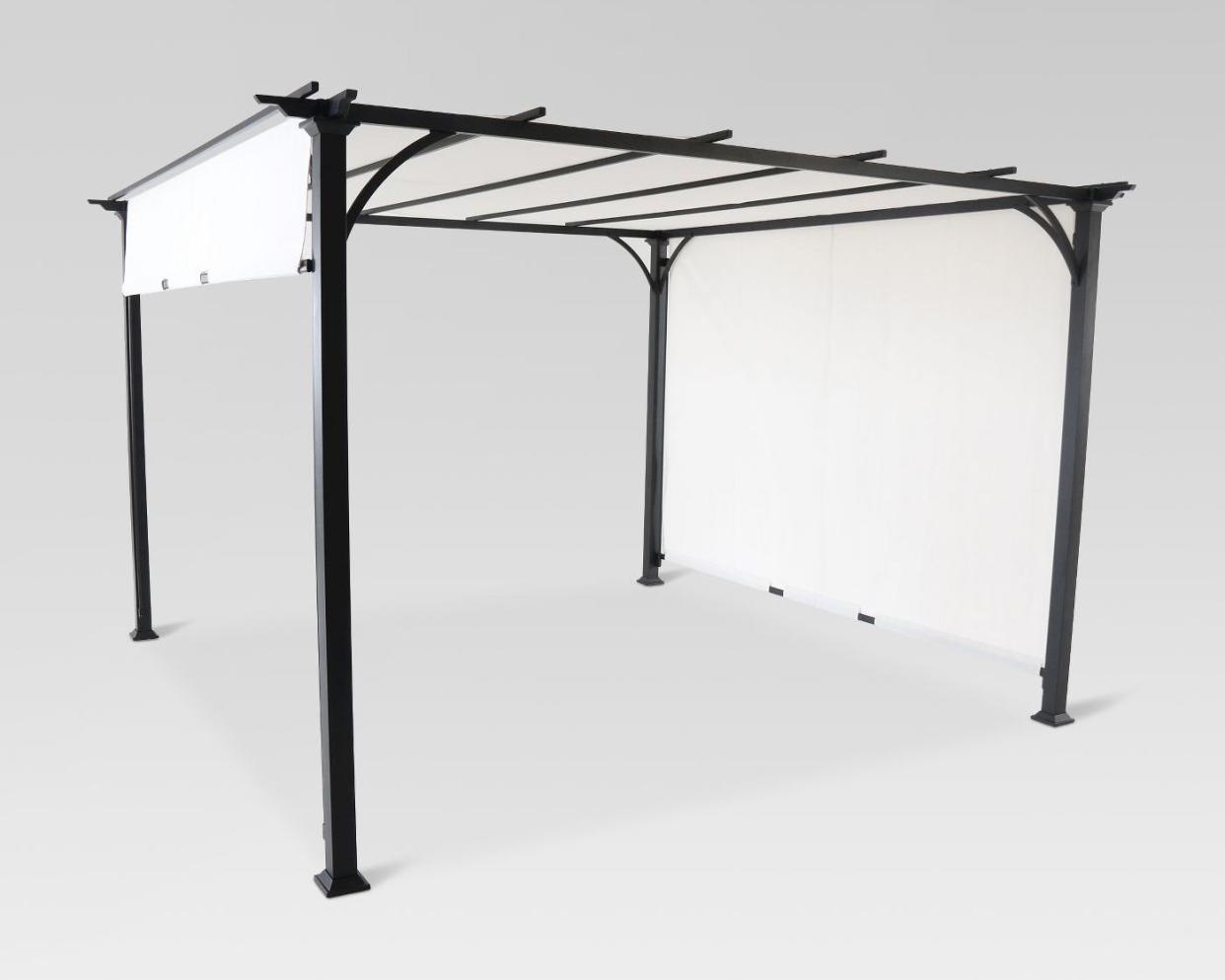 Threshold Metal Outdoor Adjustable Shade Gazebo