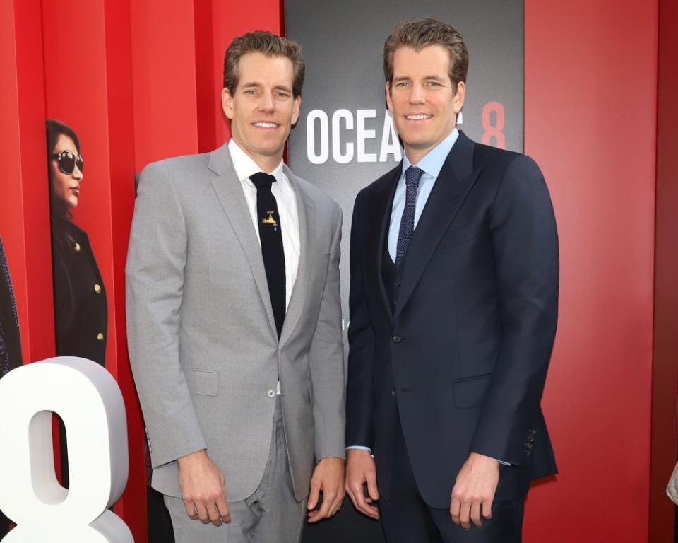 The Winklevoss twins were featured on