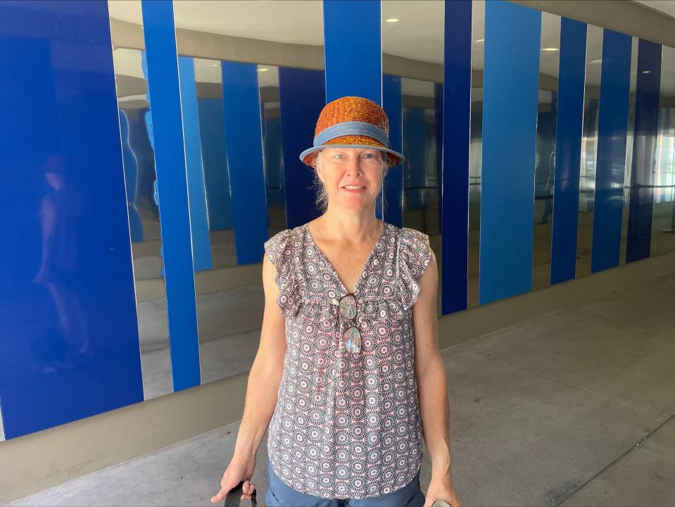 At the Phoenix Art Museum Helen Geddes voted in-person at about 11:30 a.m. Tuesday. She said she voted for candidates like Mark Finchem and Walt Blackman, who she hopes will “back the original U.S. Constitution, because it’s perfect the way it is.”