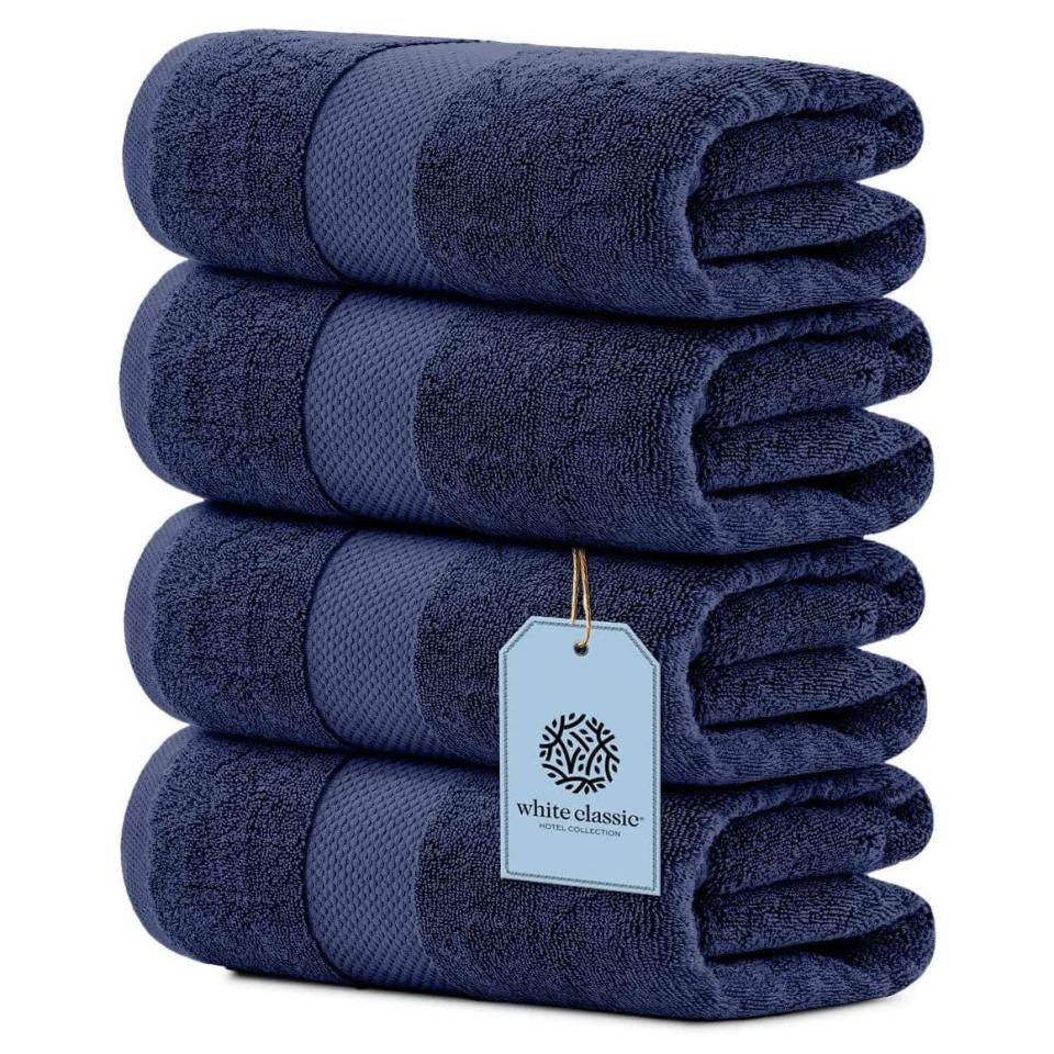 8) Luxury Cotton Large Bath Towels